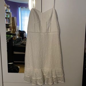 White lace Marciano dress